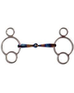 Einfach gebrochen Drei-Ring-Gebiss Graffi-Ti