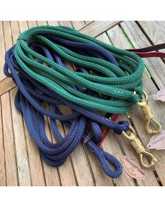 6 m Seil in marineblau und tanne